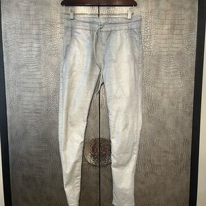 Stylish Silver Women's Pants